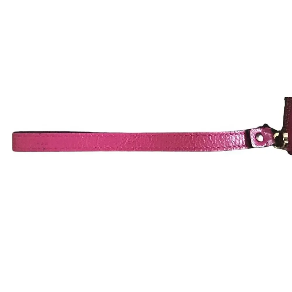 Kate Spade Layton Wellesley Leather Wallet Wristlet Hot Pink